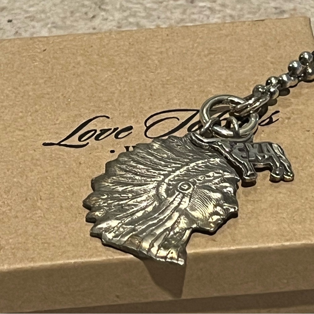 Love Tokens Jewelry Fearless and Texas Charm,  Necklace .  New in box. - Picture 12 of 14